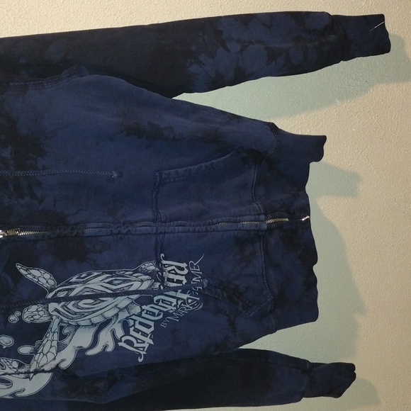 Red Chapter by Mark Palmer Y2K 100% Cotton Made in California Turtle S - Picture 3 of 6